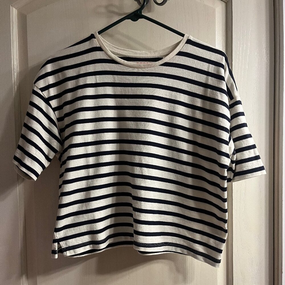 Boden Heavyweight Breton T-Shirt